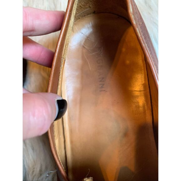 Magnanni Paseo Leather Strap Dress Loafer shoes men's size 12M - Picture 9 of 9